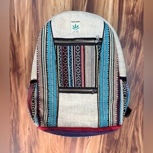 Pure Hemp Organic Natural Fiber Backpack